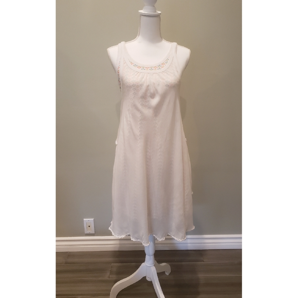MANOUSH Silk and Cotton Boho Summer Dress Size EUR36